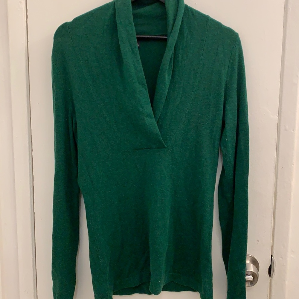 Womens banana republic cotton wool cashmere sweater
